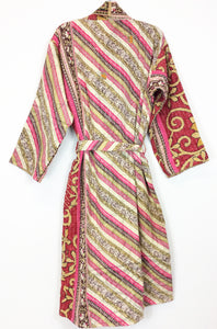 Vintage Sari Kantha Jacket/Robe