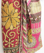 Load image into Gallery viewer, Vintage Sari Kantha Jacket/Robe
