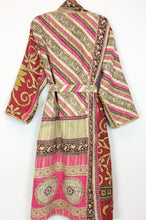 Load image into Gallery viewer, Vintage Sari Kantha Jacket/Robe
