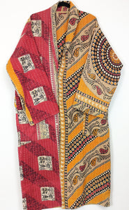 Vintage Sari Kantha Robe/Jacket