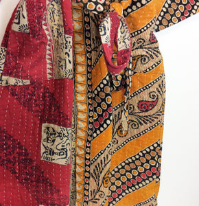 Vintage Sari Kantha Robe/Jacket