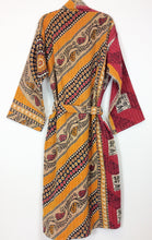 Load image into Gallery viewer, Vintage Sari Kantha Robe/Jacket
