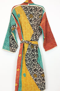 Vintage Sari Kantha Robe/Jacket