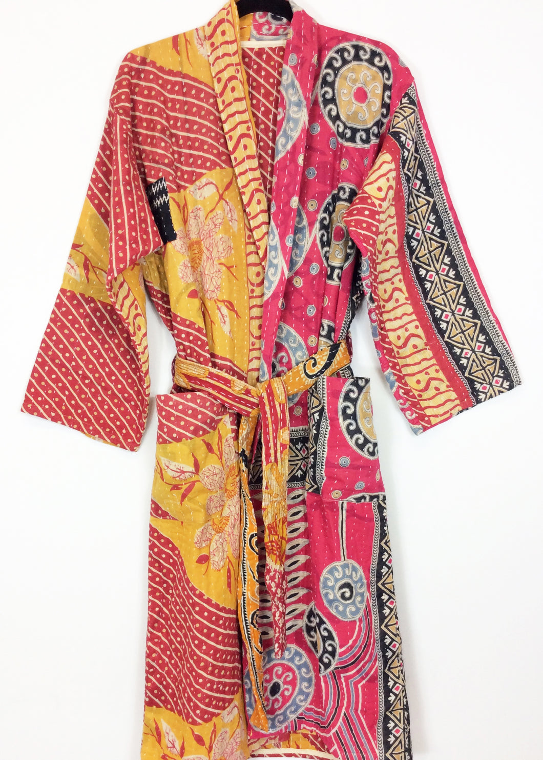 Vintage Sari Kantha Robe/Jacket