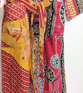 Vintage Sari Kantha Robe/Jacket