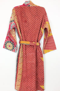 Vintage Sari Kantha Robe/Jacket