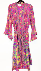 Vintage Sari Kimono Long