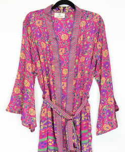 Vintage Sari Kimono Long