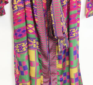 Vintage Sari Kimono Long