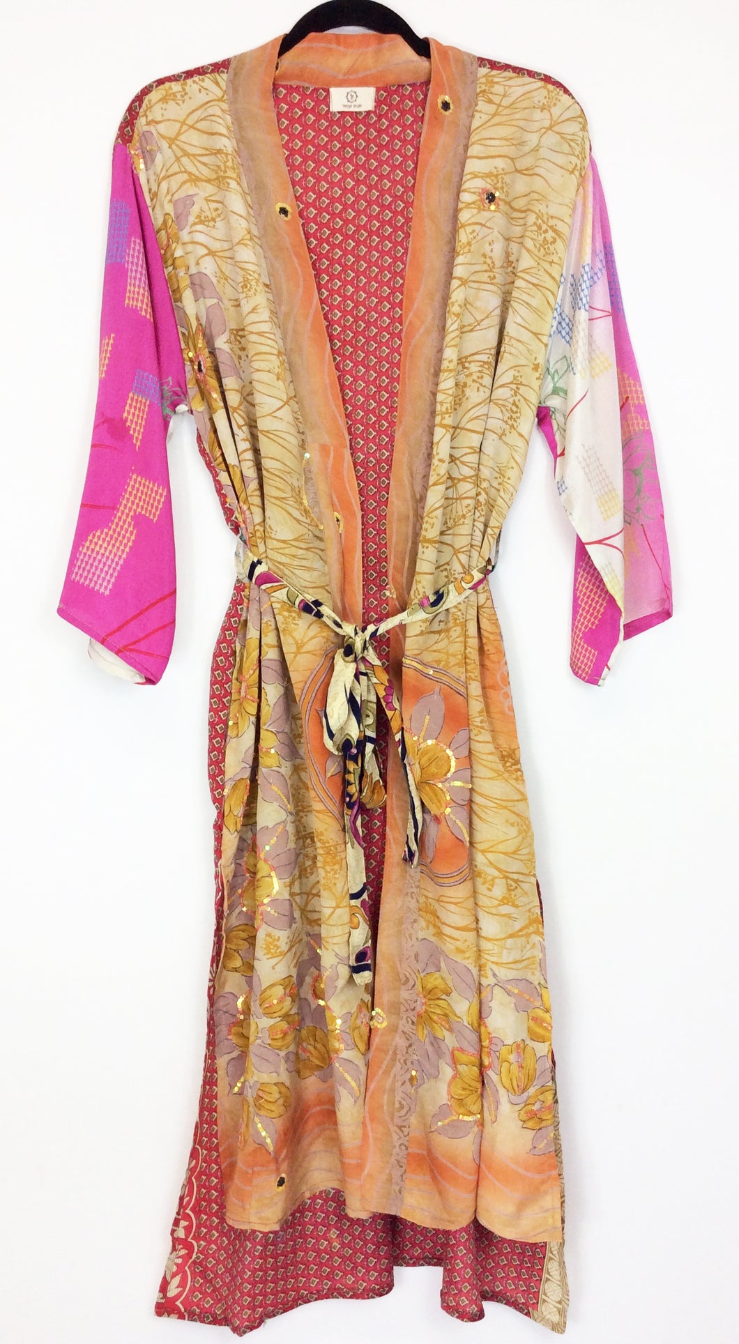 Vintage Sari Kimono Long