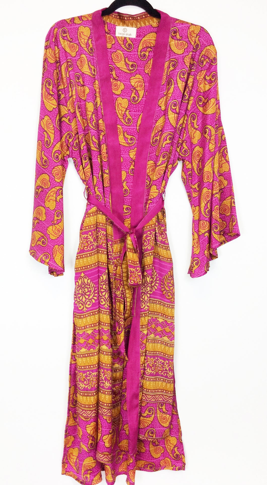 Vintage Sari Kimono Long