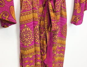 Vintage Sari Kimono Long