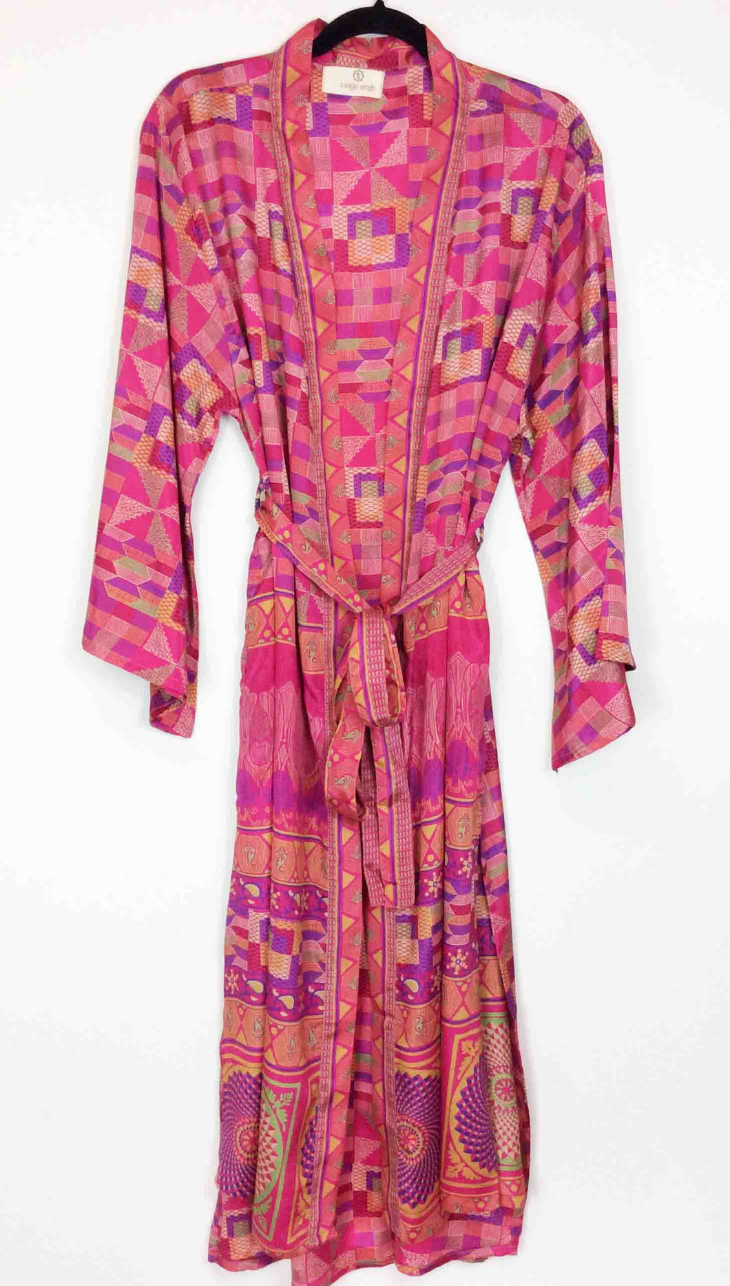 Vintage Sari Kimono Long