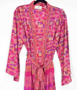 Vintage Sari Kimono Long