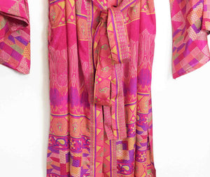 Vintage Sari Kimono Long