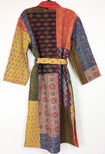 Ajrakh Kantha Robe