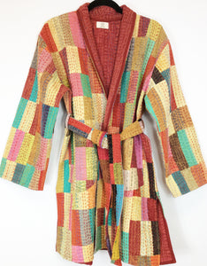 Stone Wash Kantha Jacket