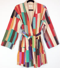 Load image into Gallery viewer, Stone Wash kantha Jacket
