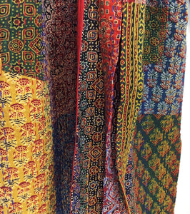 Ajrakh Kantha Robe