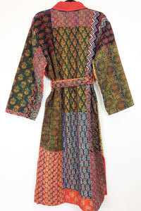 Ajrakh Kantha Robe