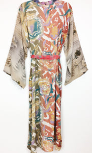 Vintage Sari Kimono Long