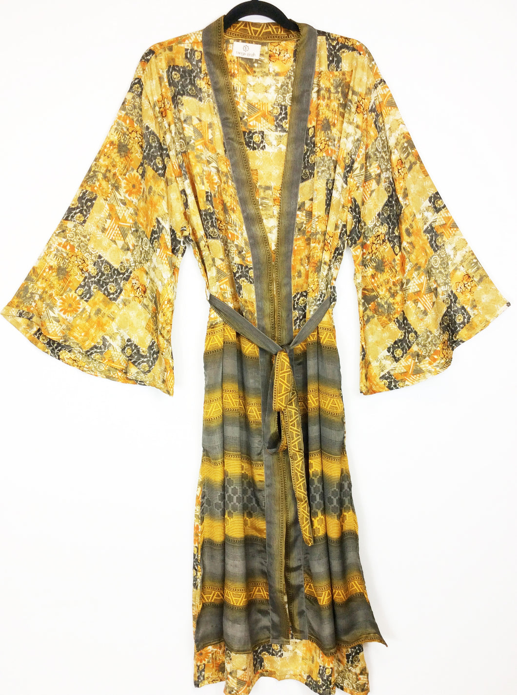 Vintage Sari Kimono Long