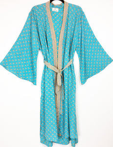 Vintage Sari Kimono Long