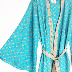 Vintage Sari Kimono Long