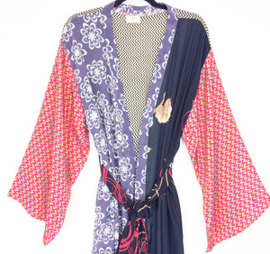 Vintage Sari Kimono Long