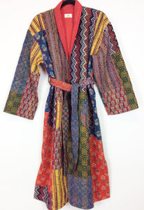 Ajrakh Kantha Robe