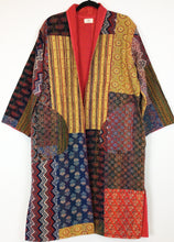 Load image into Gallery viewer, Ajrakh Kantha Robe
