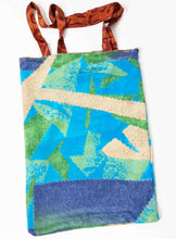 Load image into Gallery viewer, Vintage Silk Sari Tote
