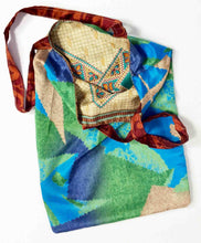 Load image into Gallery viewer, Vintage Silk Sari Tote
