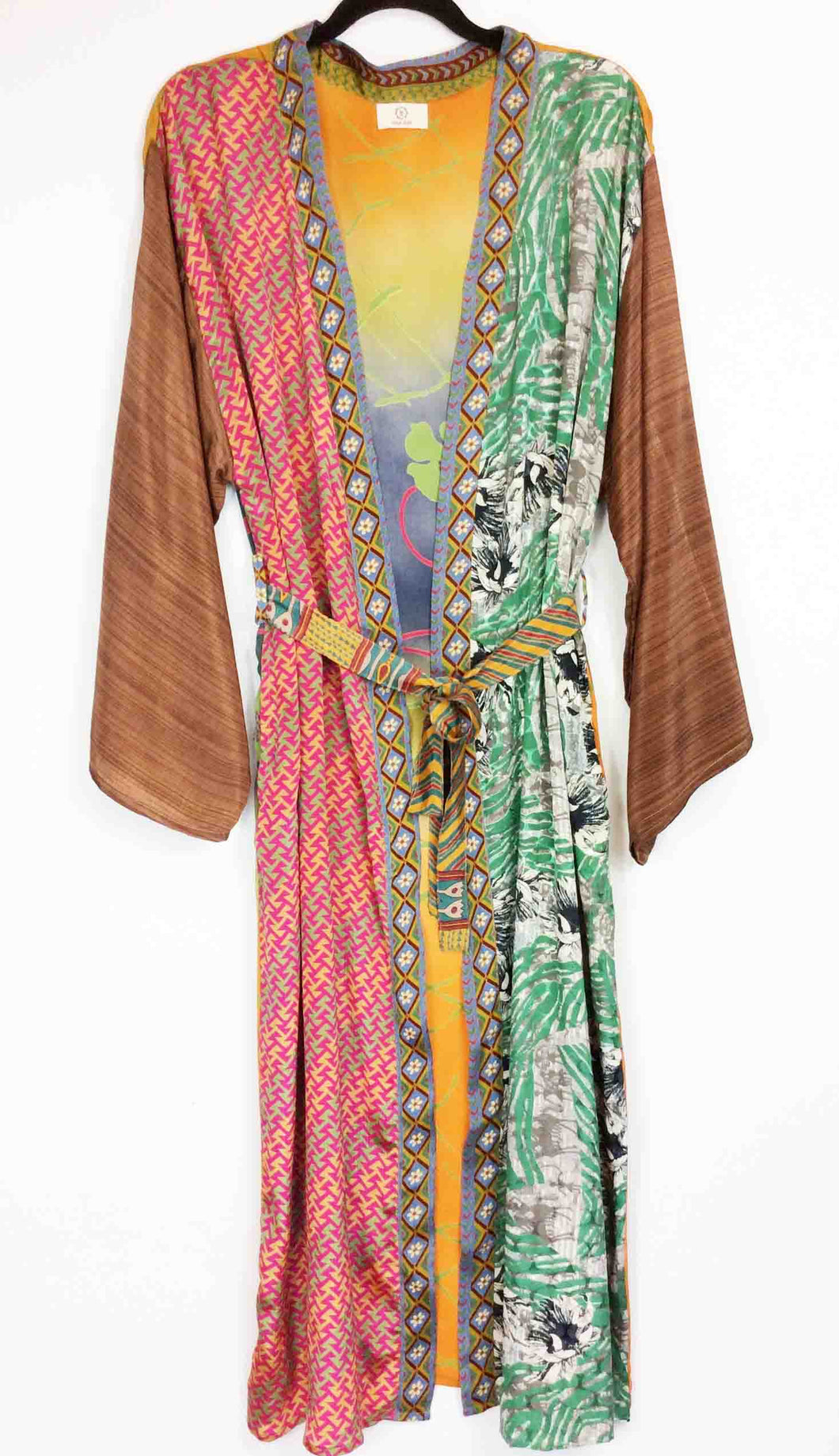 Vintage Sari Kimono Long