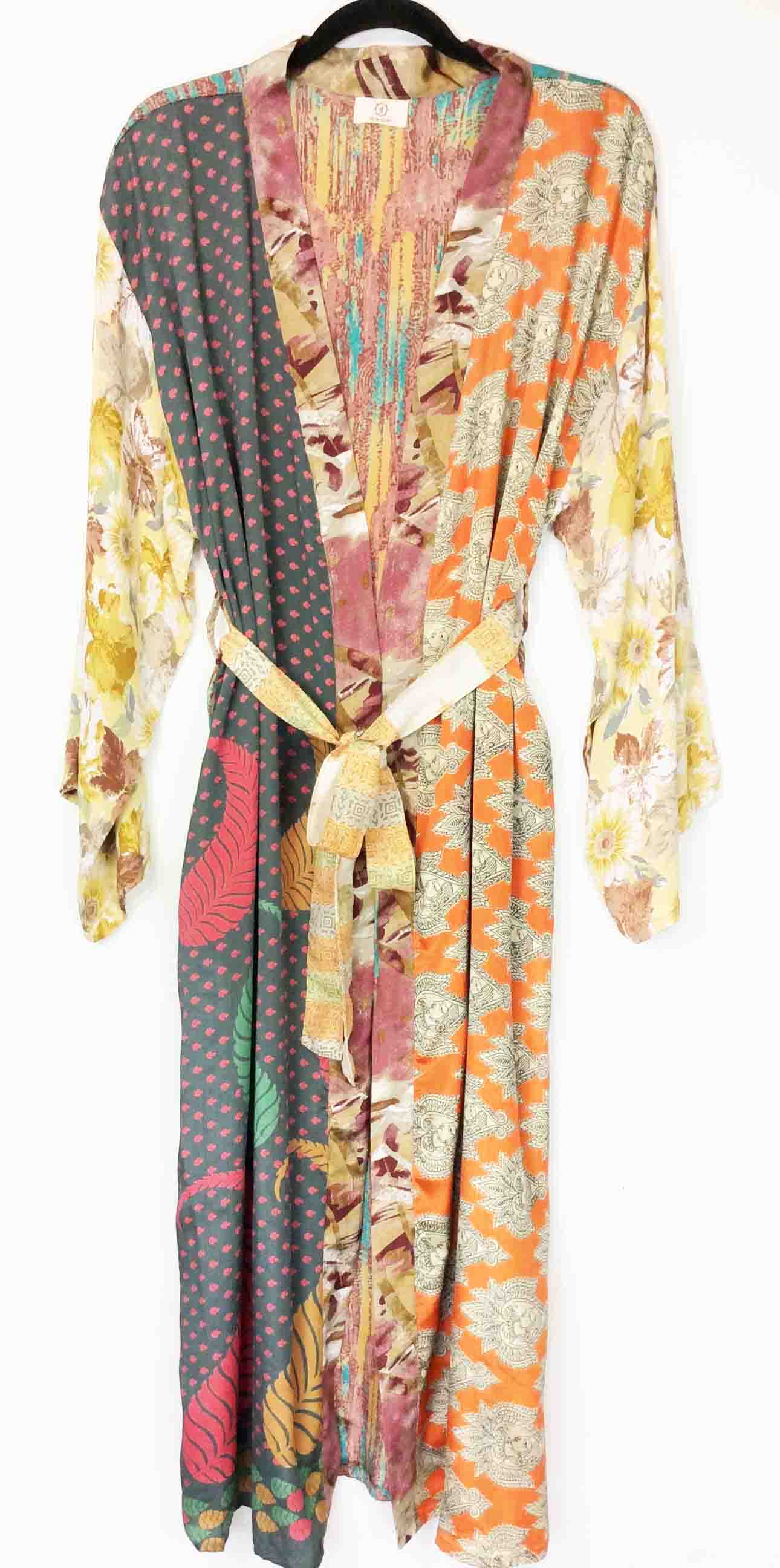 Vintage Sari Kimono Long