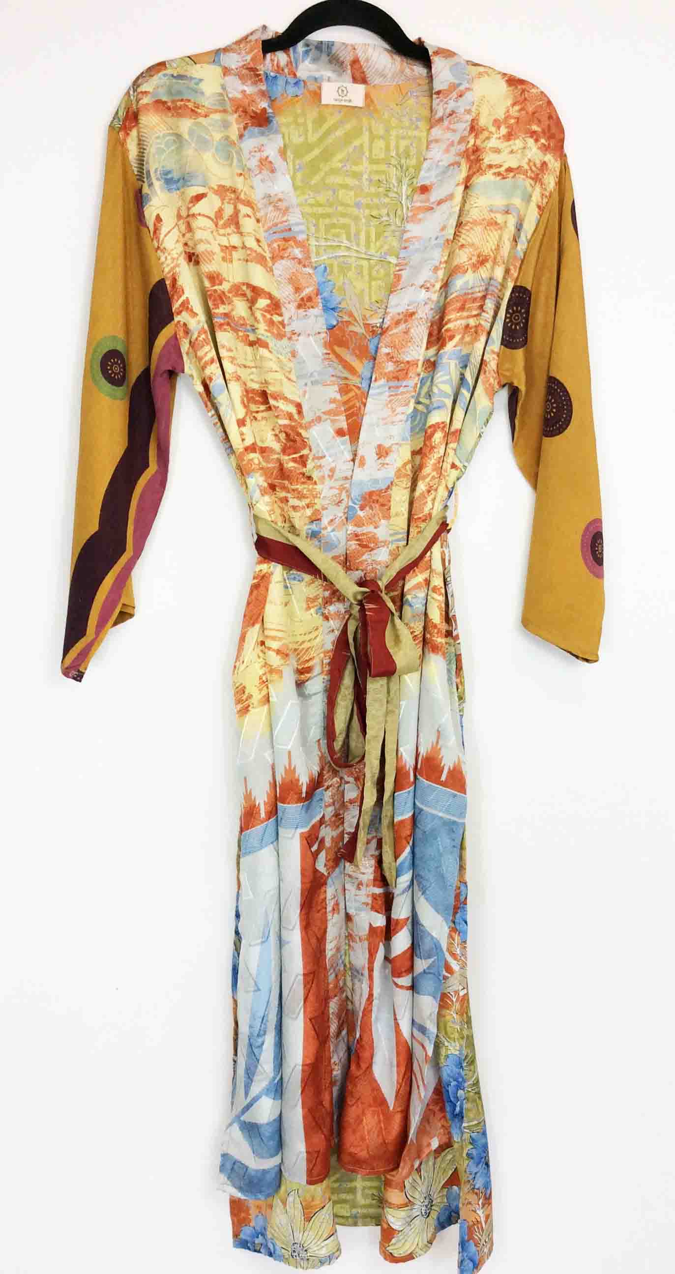 Vintage Sari Kimono Long