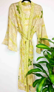 Vintage Sari Kimono Long