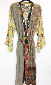 Vintage Sari Kimono Long