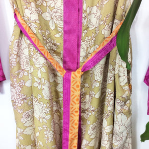 Vintage Sari Kimono Long