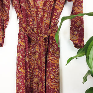 Vintage Sari Kimono Long