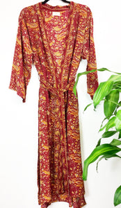 Vintage Sari Kimono Long