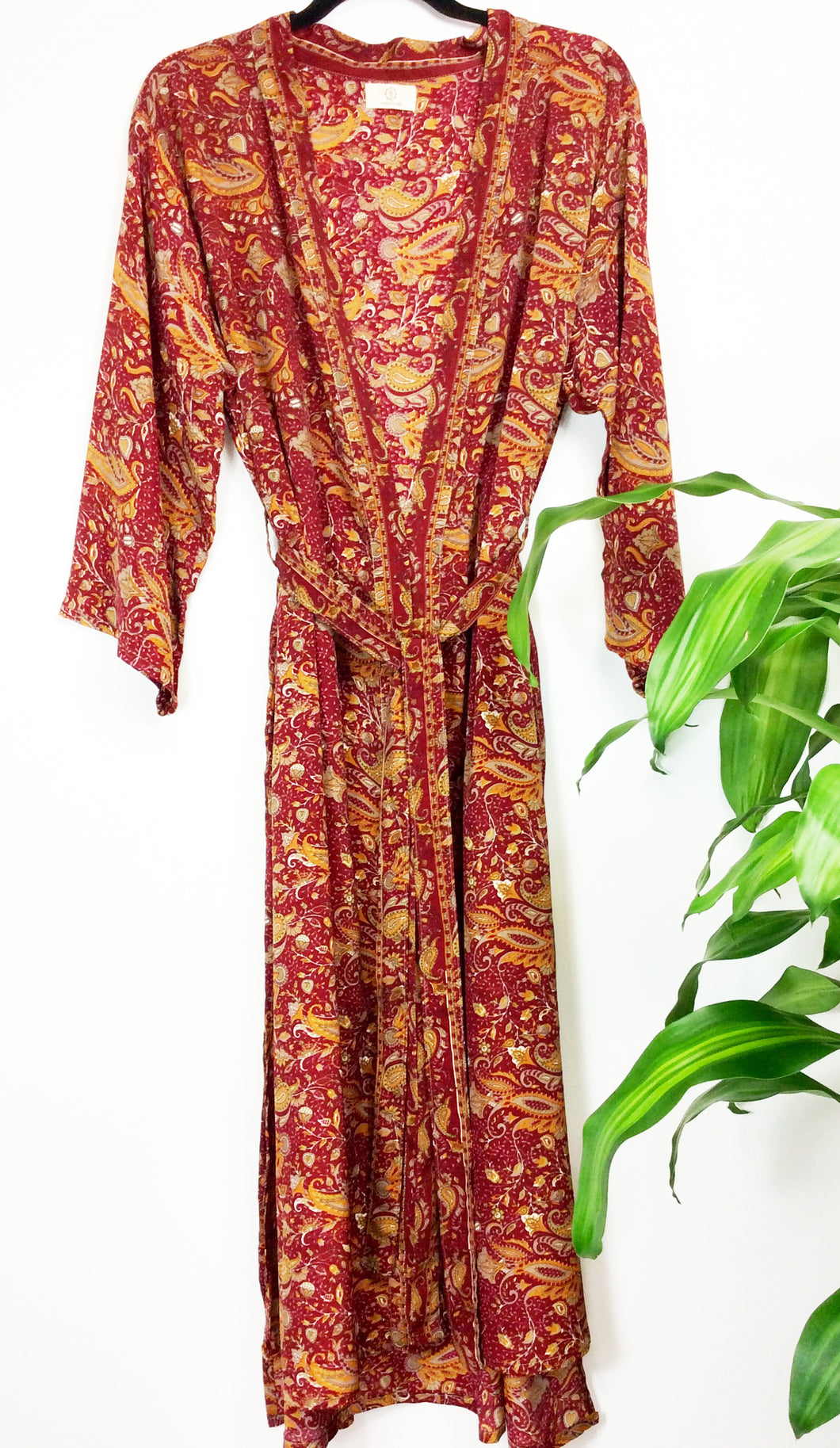 Vintage Sari Kimono Long