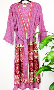 Vintage Sari Kimono Long