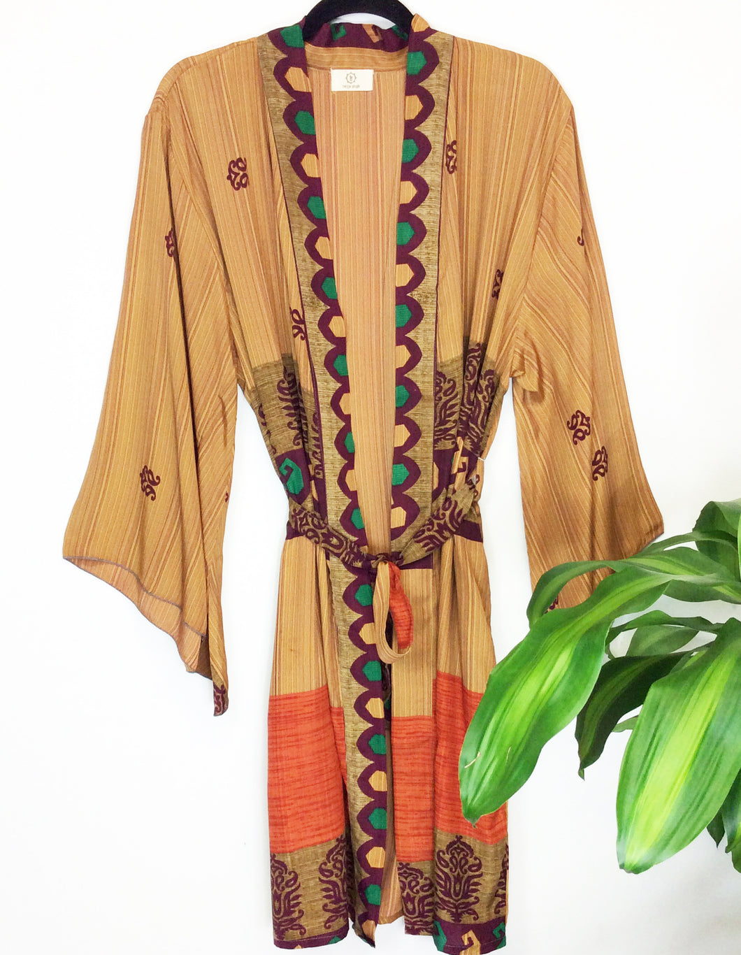 Vintage Sari Kimono Short