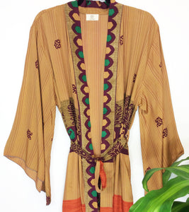 Vintage Sari Kimono Short