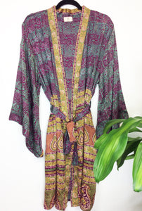 Vintage Sari Kimono Short