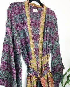 Vintage Sari Kimono Short