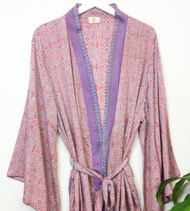 Vintage Sari Kimono Short