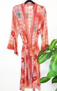 Vintage Sari Kimono Long