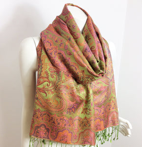 Silk Jamawar Scarf/Shawl